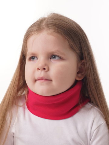 Миниатюра Снуд (шарф) детский "Егор-2", цвет малина