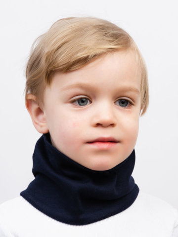 Миниатюра Снуд (шарф) детский "Егор-2", цвет синий