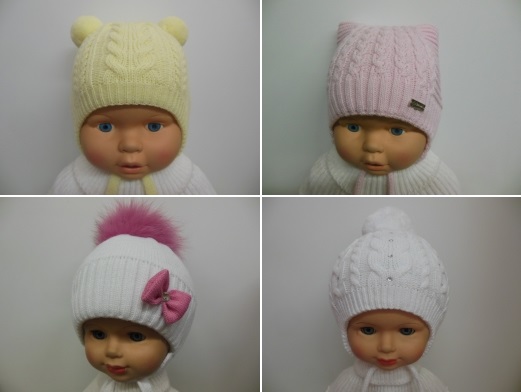 Идеи вязания шапки для малыша спицами